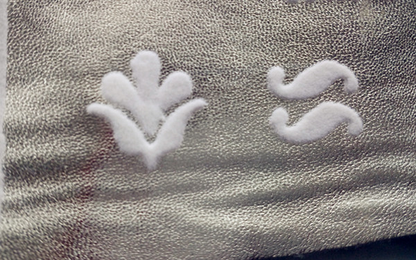 PU革植絨結(jié)果