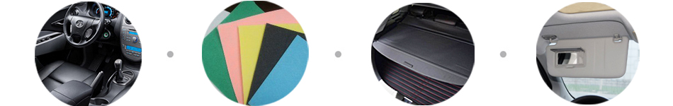汽車內飾膠AH-1608應用領域